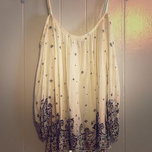 Off the shoulders blouse